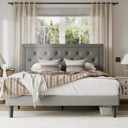 King Size Pillow Top Mattress With Headboard And Frame