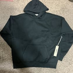 Black Essentials Hoodie