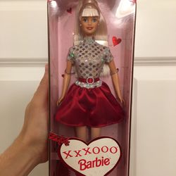 Vintage 1999 Valentine Special Edition Series 12 Inch Doll - XXXOOO BARBIE. Condition is "New" and still factory sealed from the 90’s! Will sell fast!