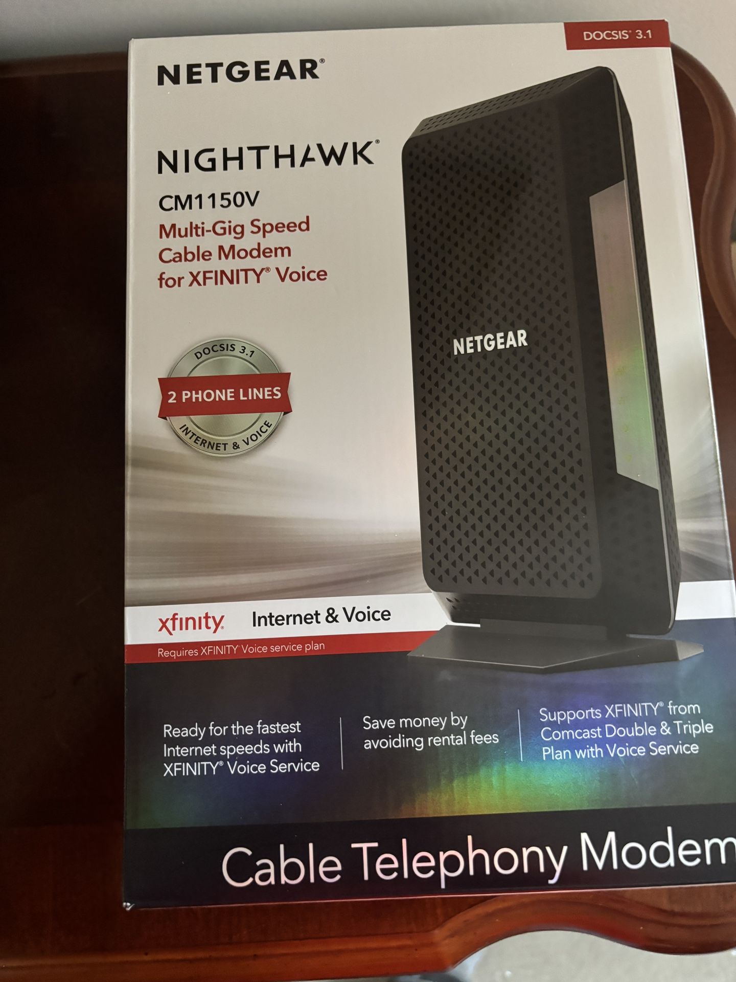 NetGear CM1150v Model Modem Used