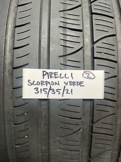 Pair of 315/35/21 Pirelli Scorpion Verde tires
