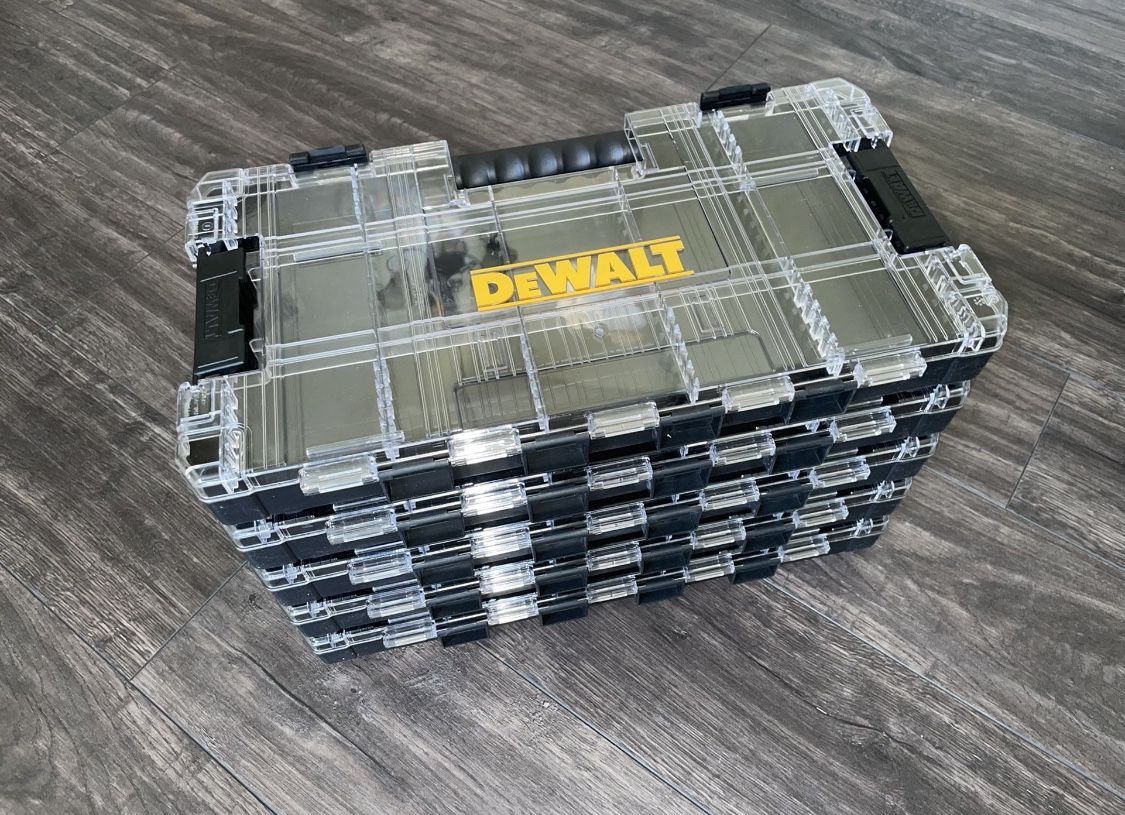 5 Dewalt Boxes