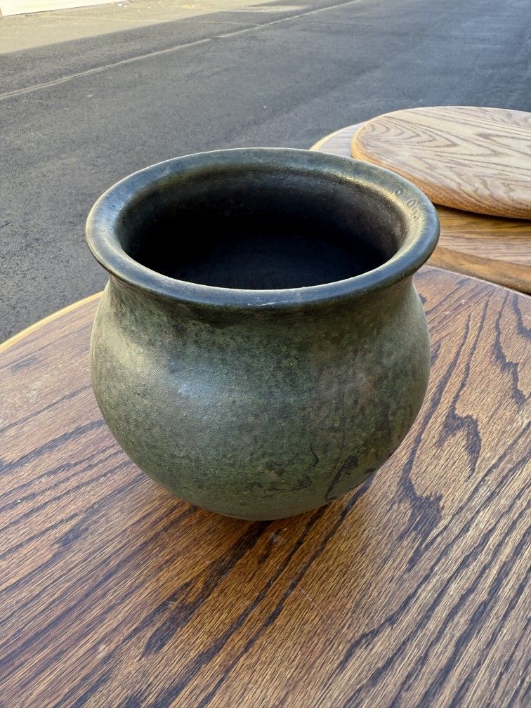 Signed Studio Pottery Vase – “Ramis ‘97” – 8” Tall