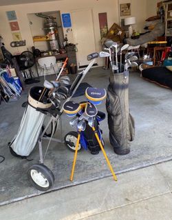 GOLF CLUBS Mens Women's Kids Clubs - Balls - Bags - Tees