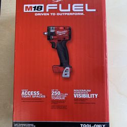 Milwaukee M18 FUEL GEN-3 18-Volt Lithium-Ion Brushless Cordless 3/8 in. Compact Impact Wrench with Friction Ring (Tool-Only)