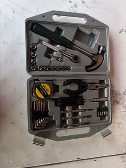 Home Tool Kit Set with Carry Case