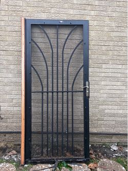 Mid Century Screen Door
