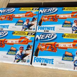 Nerf Fortnite 6-SH 6 Dart Revolver