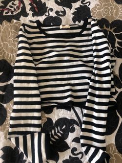 Crop sweater top sz lrg