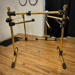 Gibraltar Gold Drum Rack – 1990s