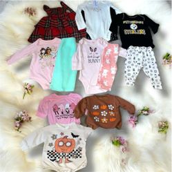 Baby Girls' Mixed Lot of clothes sizes 0-3 months