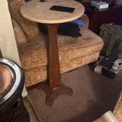 Antique Pedestal Table 