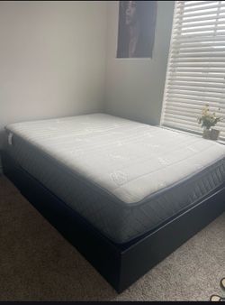 Bed frame with no mattress