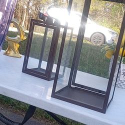 New Rustic Lanterns Set High Quality Masterpiece Very Detailed 