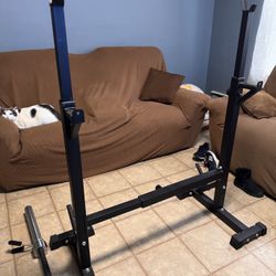 Bench And Squat Rack 