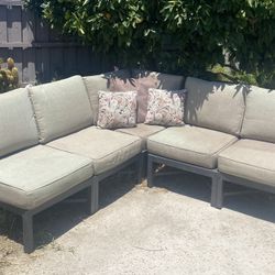 Nice outdoor sectional couch