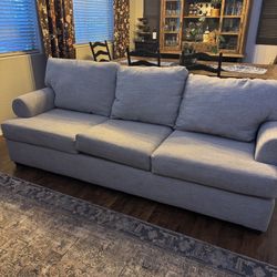 Living Spaces Beige / Linen Sofa