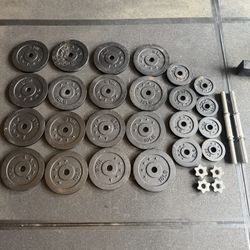 100lbs Adjustable Dumbbells