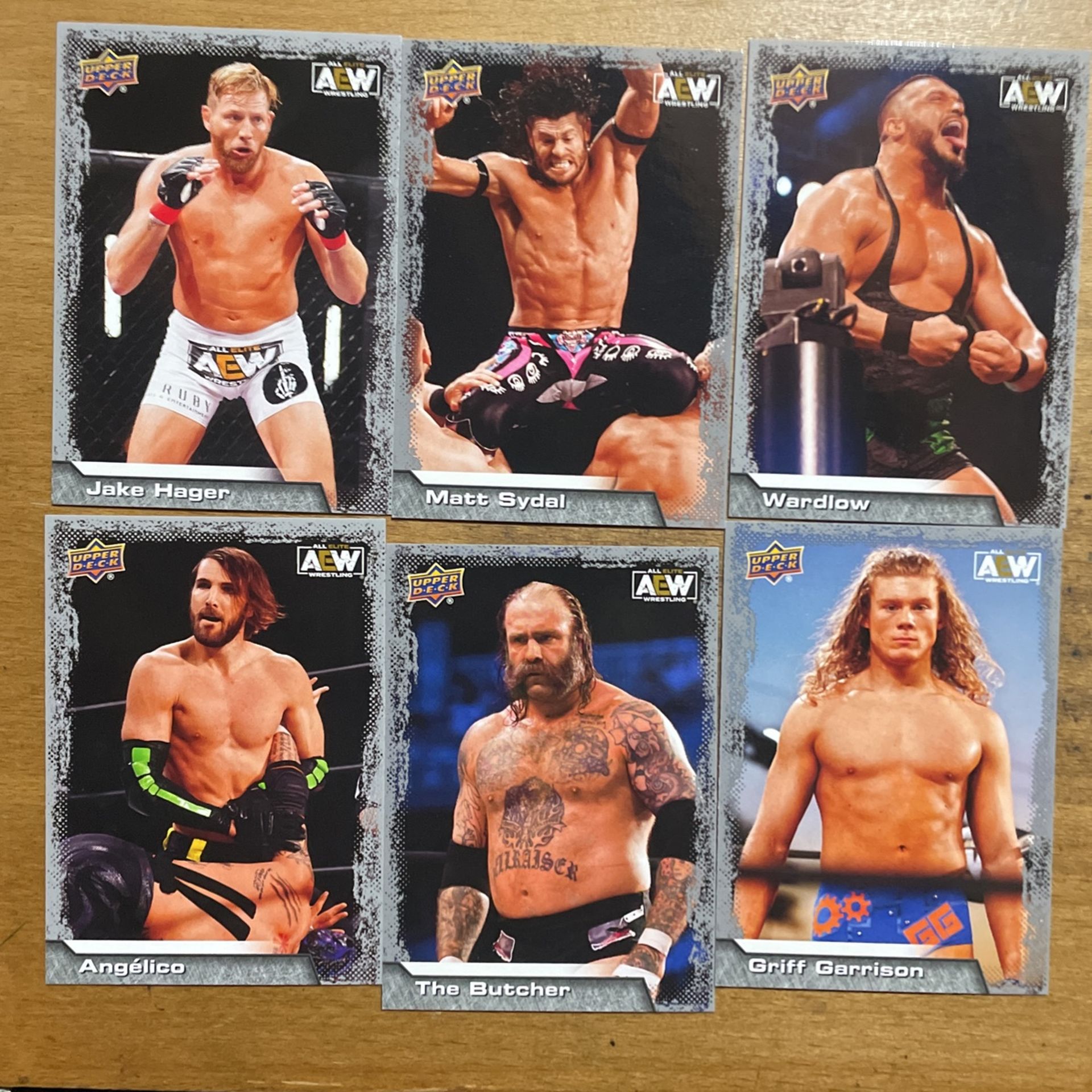 2022 UPPER DECK AEW LOT OF 12 WRESTLER CARDS