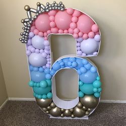 4ft Balloon number