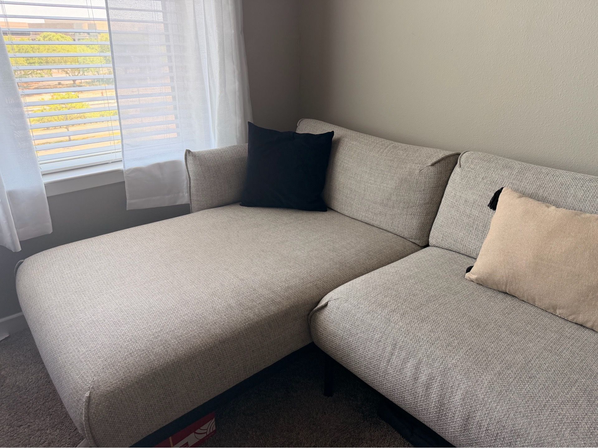 IKEA light tan couch for sale