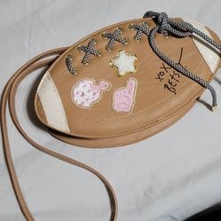Besty Johnson Football Crossbody Purse/hand Bag