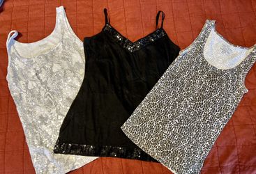 Summer Dressy Tank Tops Size S/M, M, M/Lg. 3/$12