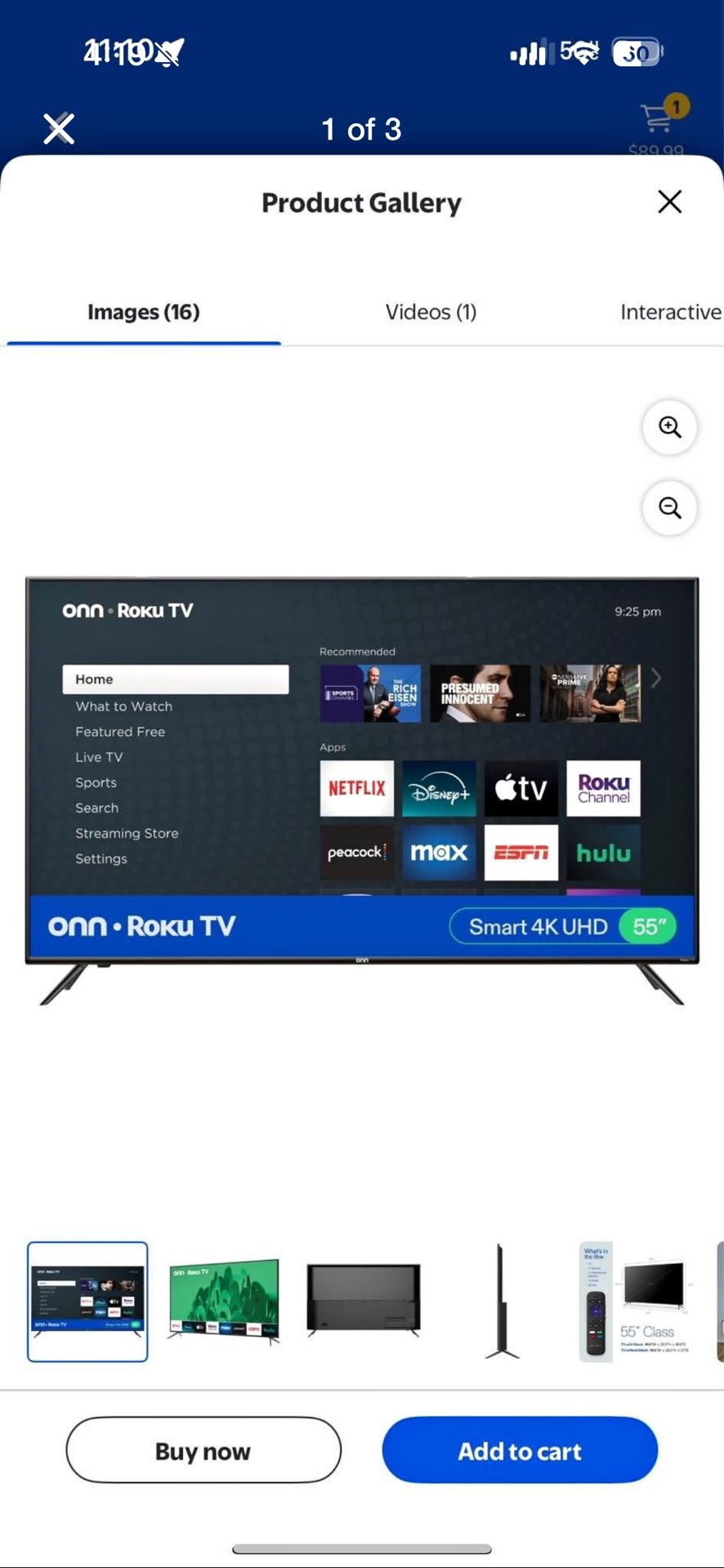 55in Roku Tv