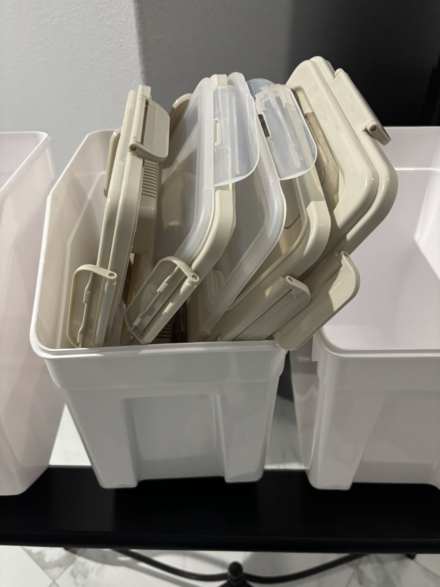 Large Flour Storage Container Bin,4 Pack