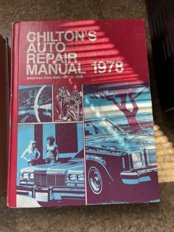 Chiltons Auto Repair Hard Cover Books