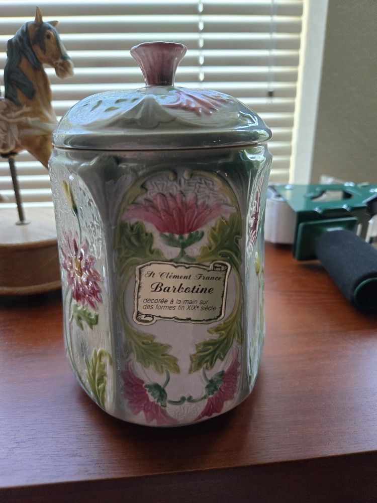 Handpainted French Cannister,All Products : American Fashion Style Bags On Sale