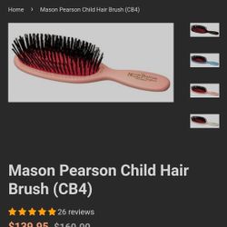 Mason Pearson Child Hair Brush 