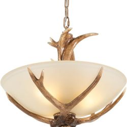 Retro Deer Horn Antler Chandelier 