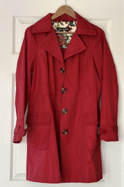 Steve Madden Pleated Trench/Rain Coat