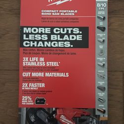 Milwaukee 35-3/8 Bandsaw blades 3 pack