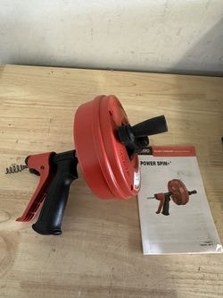 RIDGID Power Spin+ Drain Cleaner for 3/4" - 1 1/2" Drain Lines