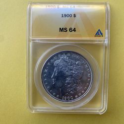 Silver 1900 Morgan Dollar