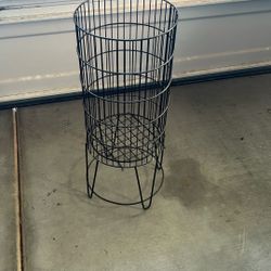 Floor Metal Basket Slim Size 