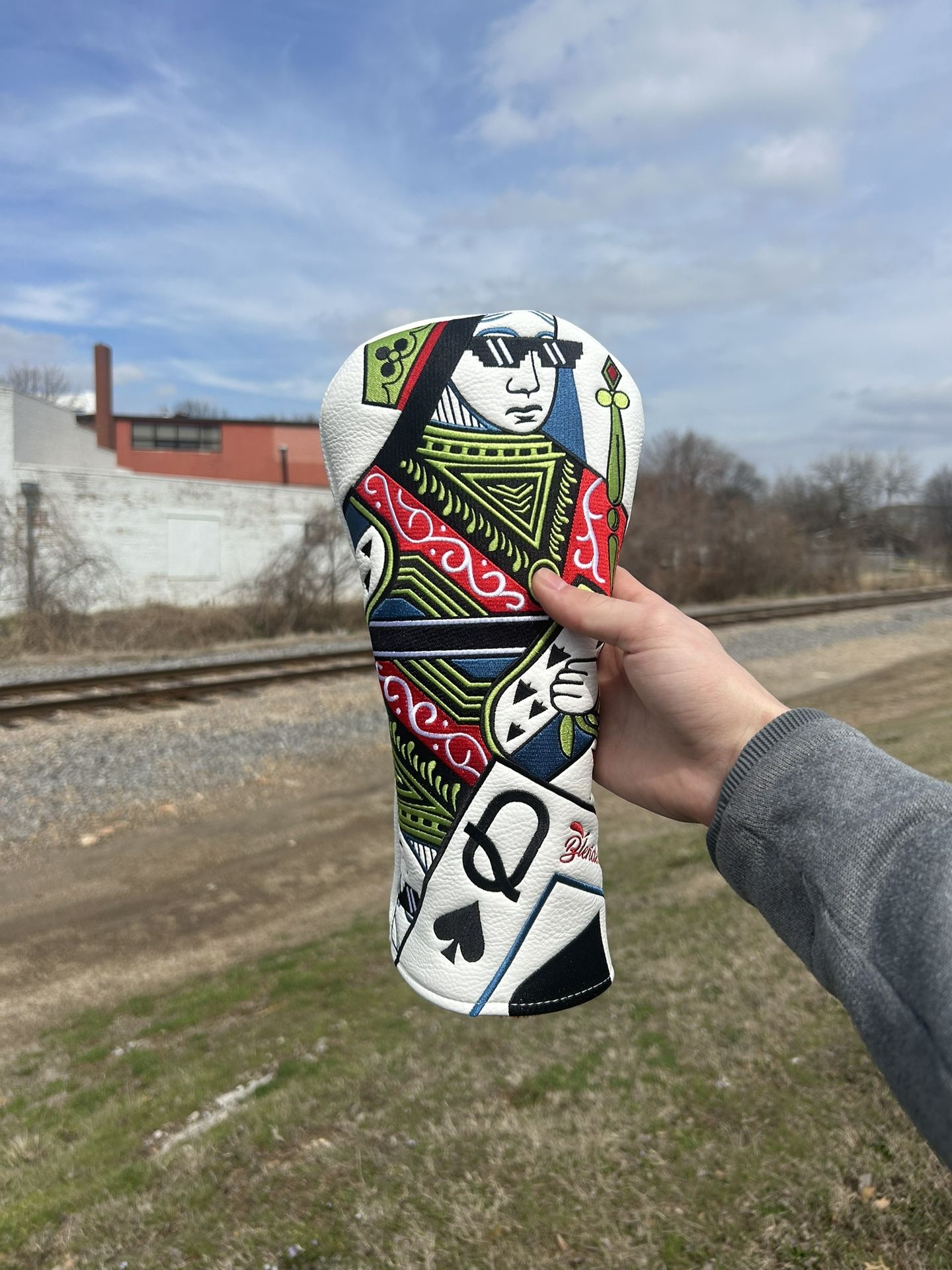 Queen driver headcover