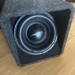 JL Audio H.O Box With Skar 12 Inch VXF Sub