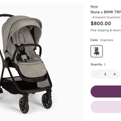 Nuna x BMW TRIV next troller