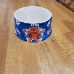 handpainted cat bowl made in Thailand