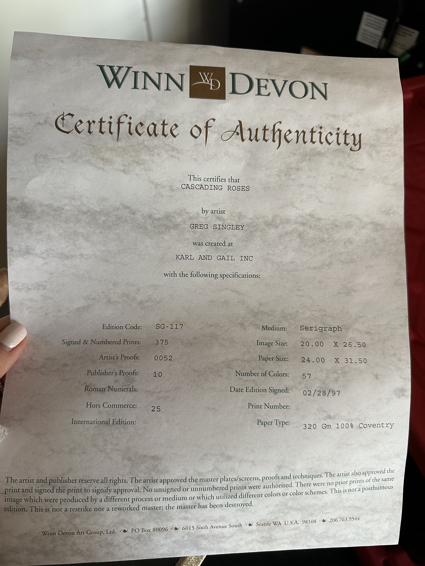 Greg Singley Authentic Painting