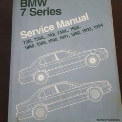 BMW 7series manual