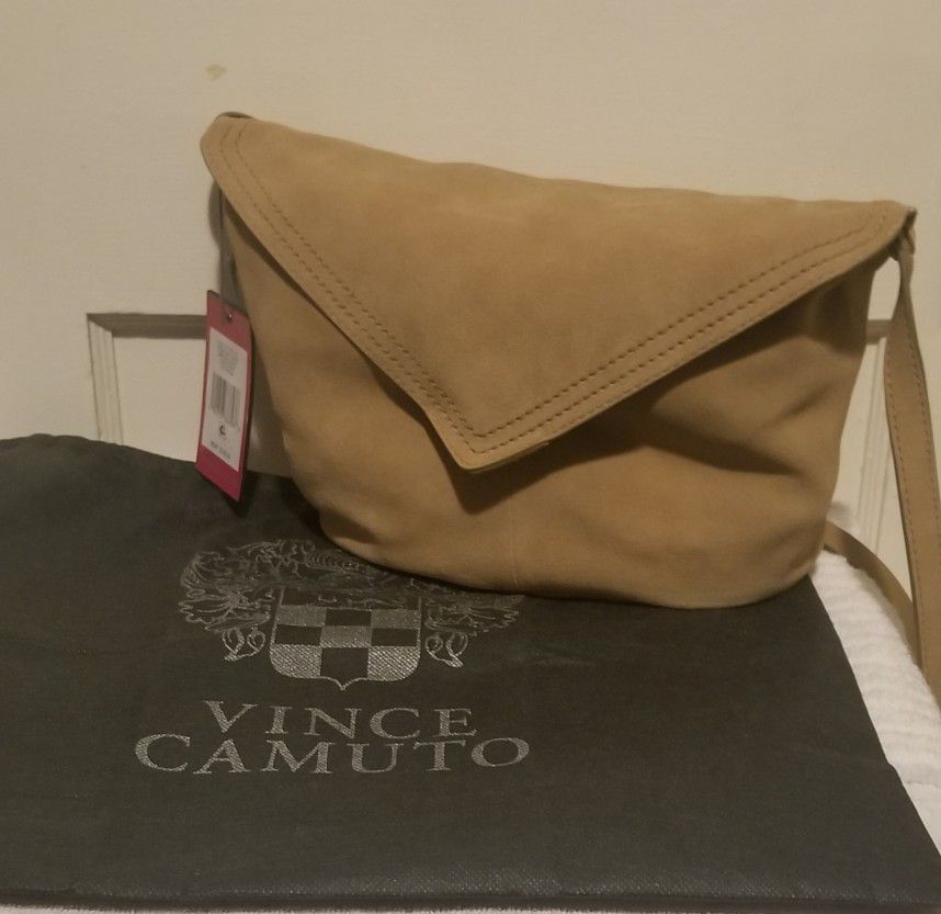 
Vince Camuto Jozie Desert Suede Flap Crossbody NWT