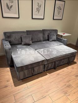 Sectional sofa bed 89x59x36H