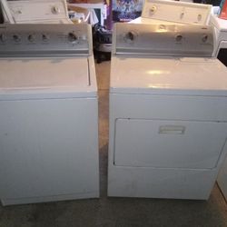 Kenmore White 600/800 Series Super Capacity Washer/Electric Dryer Set