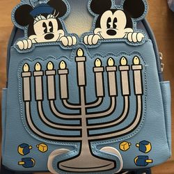 NWT -Disney Hanukkah Menorah Light Up Backpack - Loungefly