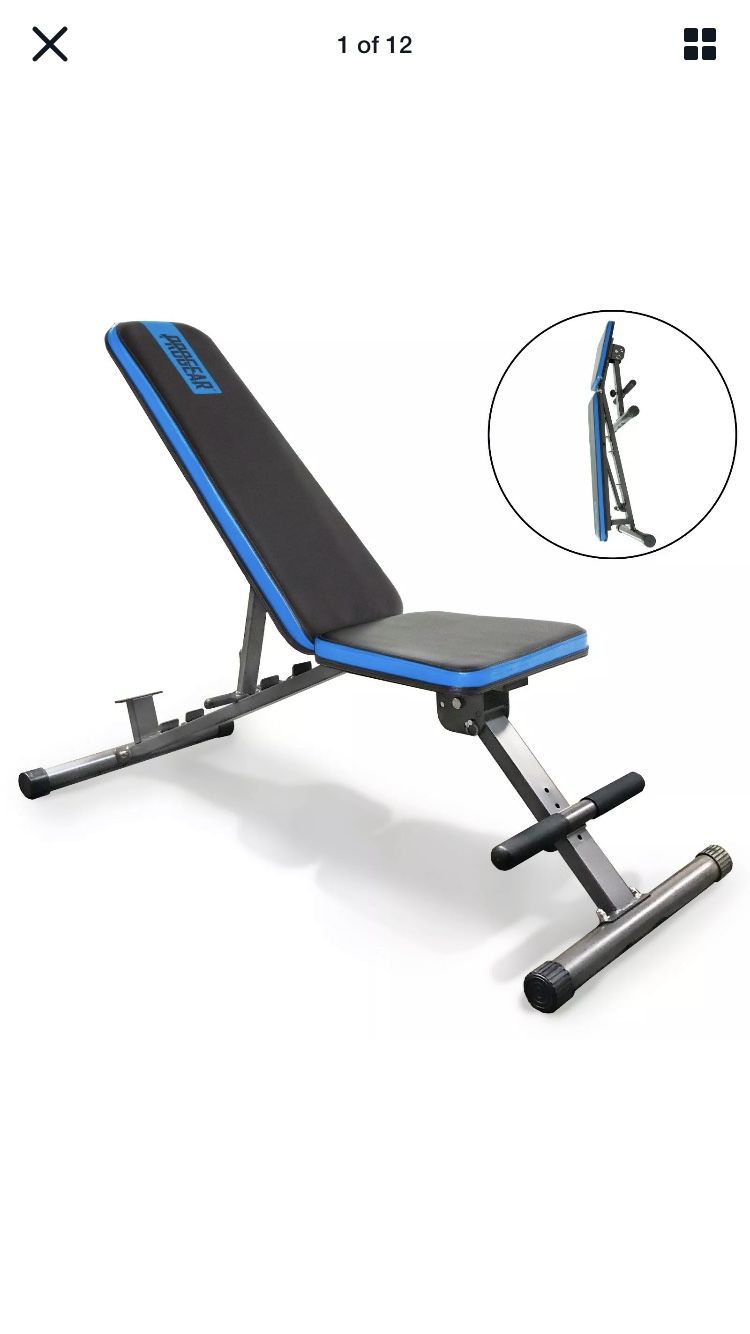 Adjustable 12 Position Weight Bench 800lb Weight Capacity