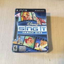 Disney Sing It: Family Hits Microphone Included (Sony PS3) Brand New Sealed Box!  